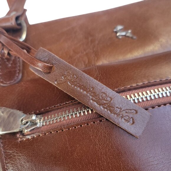 Ashwood Womens Genuine Leather Tote Bag In Brown - Picture 10 of 16